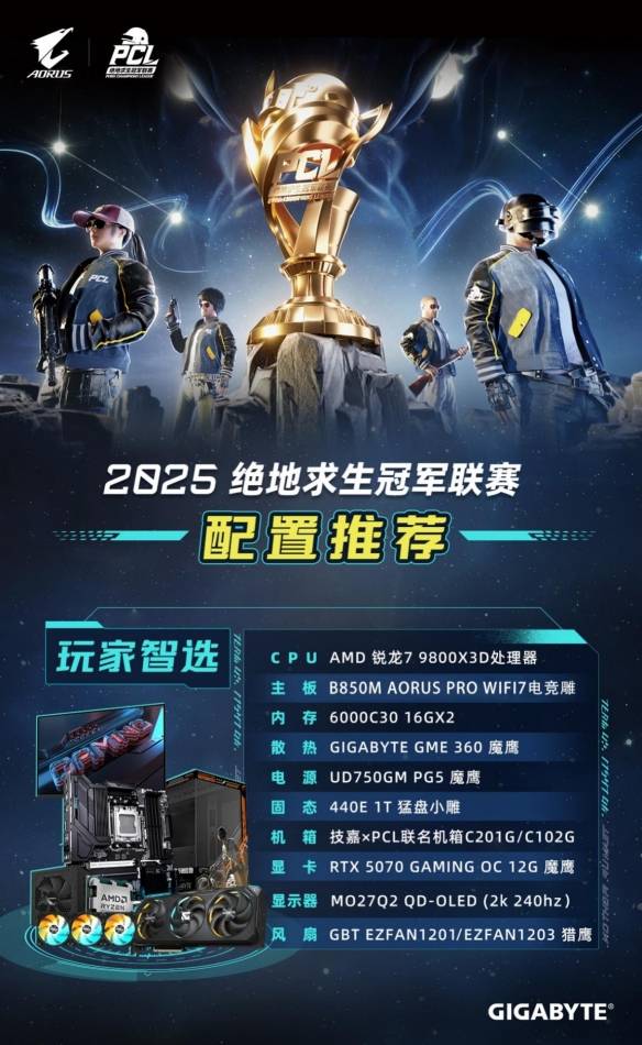 技嘉AORUS电竞主机联名PCL：助力畅快吃鸡体验竞技宝JJB登录(图4)