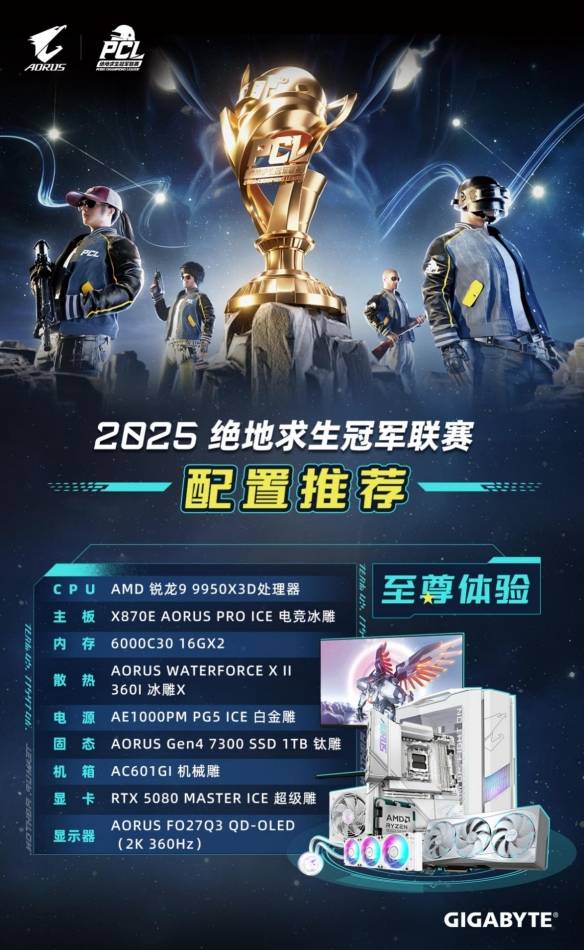 技嘉AORUS电竞主机联名PCL：助力畅快吃鸡体验竞技宝JJB登录(图7)